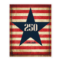 250th anniversary graphic with vintage flair | Decal