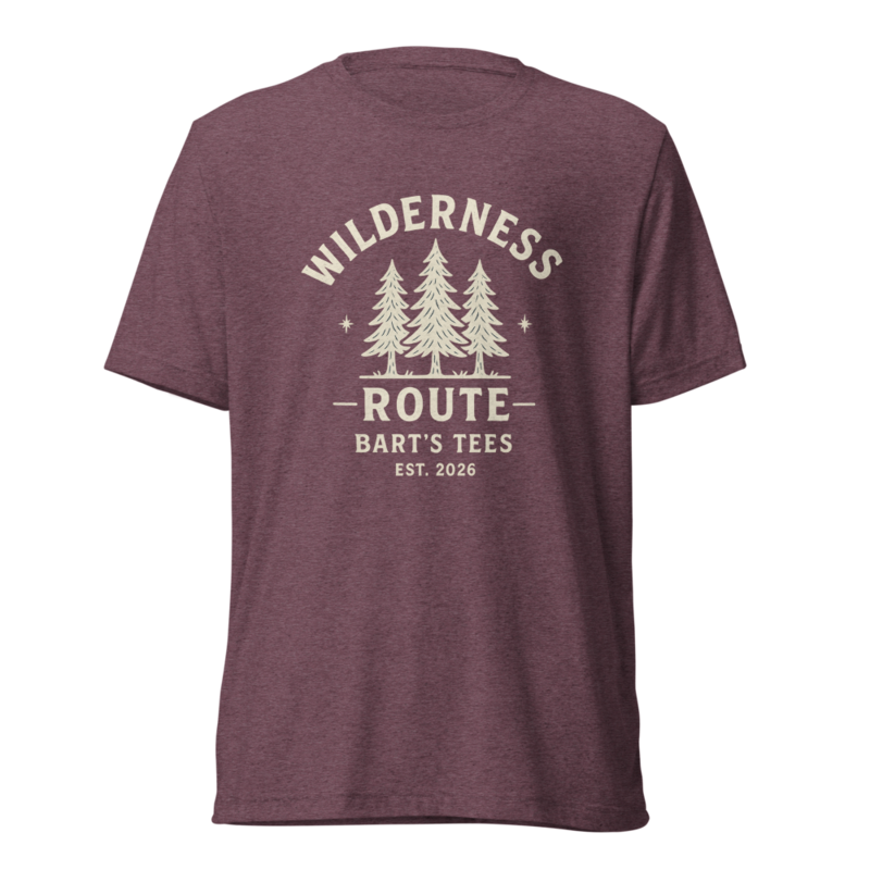 Wilderness Route | Premium Triblend Tee